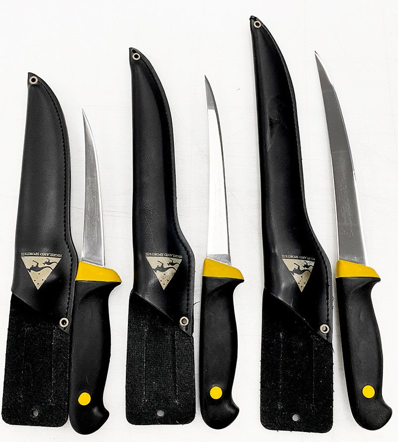 MARTTIINI BLACK/YELLOW FILLET KNIFE