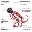 SHIMANO TIGER BAKU ROUND JIG [Co:RED SILVER Sz:80G]