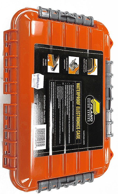 PLANO WATERPROOF ELECTRONICS CASE LARGE ORANGE 146070