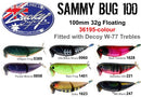 LUCKYCRAFT SAMMY BUG 100 [Co:BENI TOMBOW]