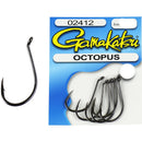 GAMAKATSU OCTOPUS BLACK PRE PACK [Sz:1  Qty:8pcs]