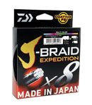 DAIWA J-BRAID EXPEDITION MULTI COLOUR BRAID 300M [Sz:20LB]