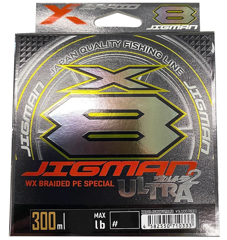 X-BRAID JIGMAN ULTRA 2 X8 300M [Sz:55LB]