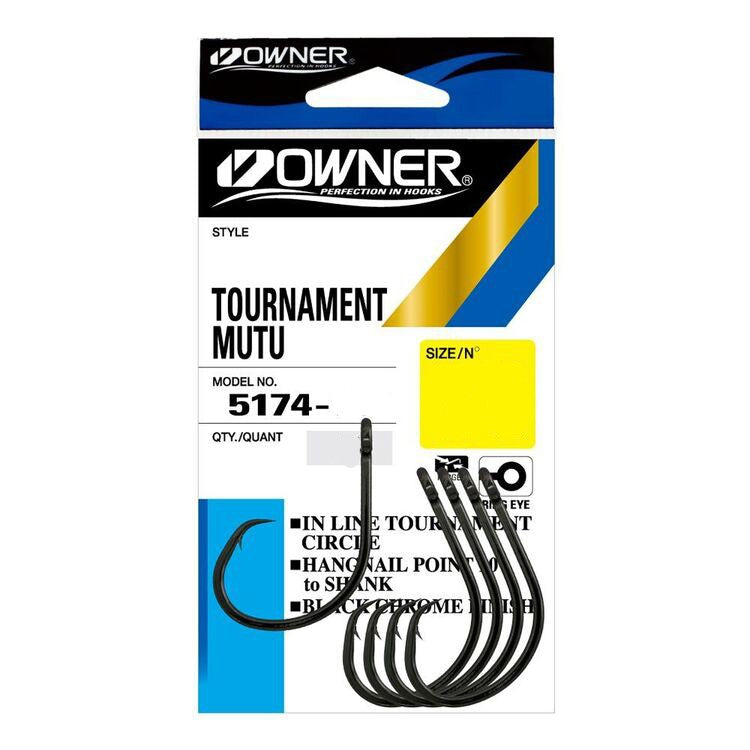 OWNER 5174 MUTU TOURNAMENT HOOK [Sz:7/0]