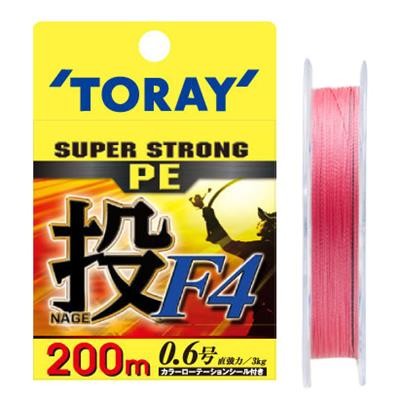 TORAY NAGE F4 BRAID 200M [Sz:PE 0.6]