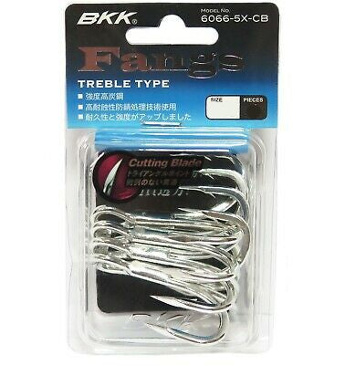 BKK FANGS 6066-5X-CB TREBLES [Sz:1/0]