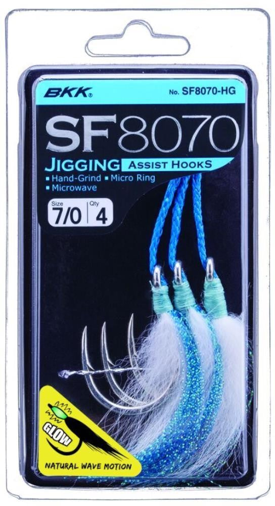 BKK SF8070 JIGGING ASSIST HOOKS [Sz:3/0]