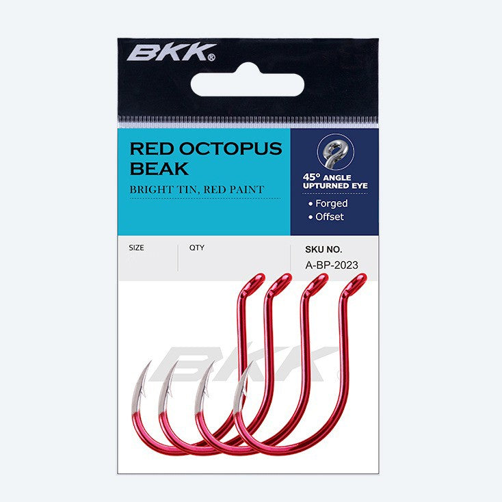 BKK RED OCTOPUS BEAK PRE PACK [Sz:8/0]