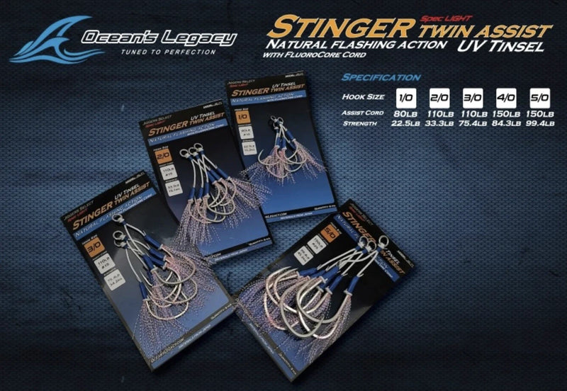 OCEANS LEGACY STINGER TWIN ASSIST [Sz:1/0]