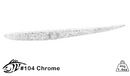 LUNKER CITY SLUGGO UNRIGGED 12" [Co:CHROME]