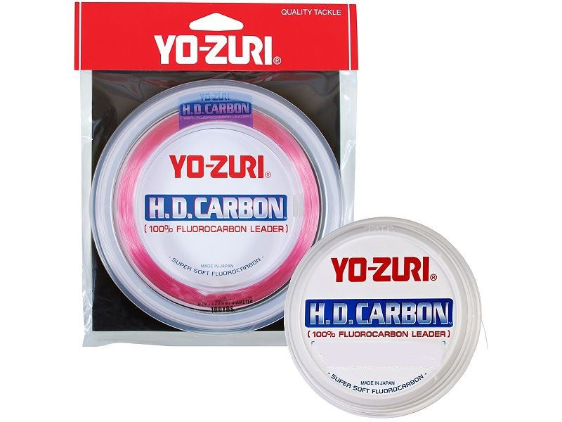 YO ZURI HD CARBON LEADER PINK 30YDS [Sz:6LB]