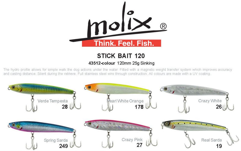 MOLIX SB 120 STICK BAIT [Co: