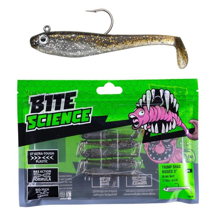 BITE SCIENCE THUMP SHAD 3" [Co:BLING BAIT]