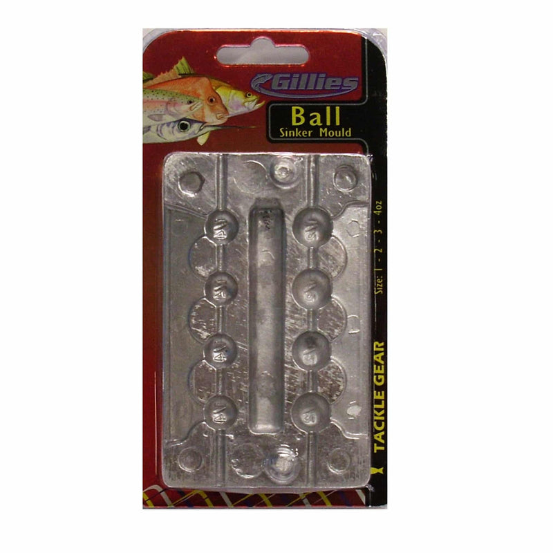 GILLIES SINKER MOULD [T:BALL COMBO]