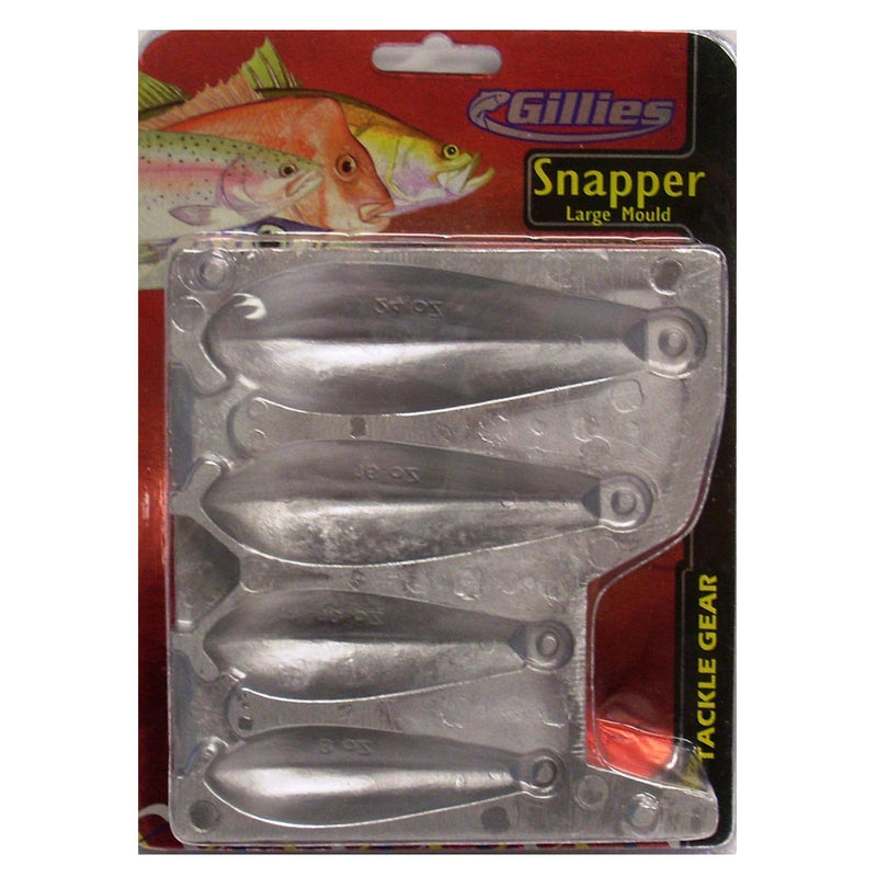 GILLIES SINKER MOULD [T:SNAPPER SINKER LARGE]