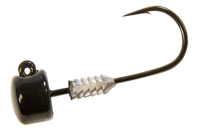 TT NEDLOCKZ JIG HEADS BLACK [Sz:1 Wt:1/10OZ]