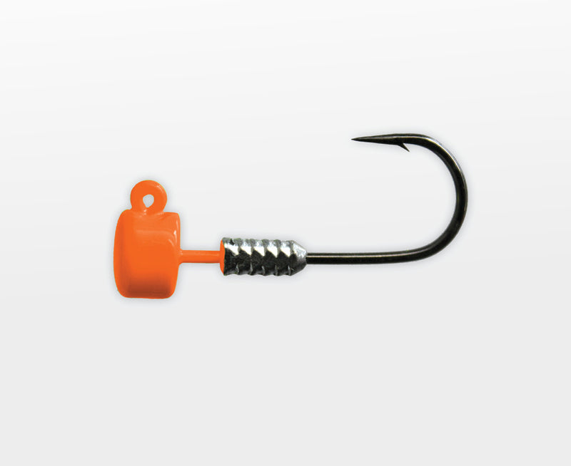 TT NEDLOCKZ JIG HEADS ORANGE [Sz:2  Wt:1/15OZ]