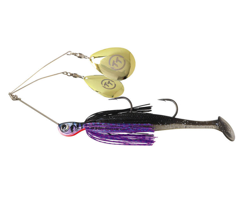 TT TORNADO + TWIN SPINN RIGGED 3/4OZ [Co:PURPLE BLACK]