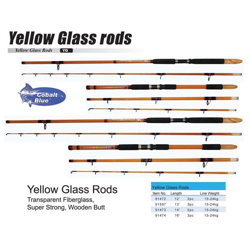COBALT BLUE GLAS BEACH MASTER [T:1303 15-24KG]