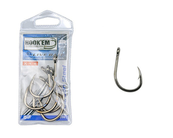 HOOKEM LIVE BAIT [Sz:10/0 Qty:5 pcs]