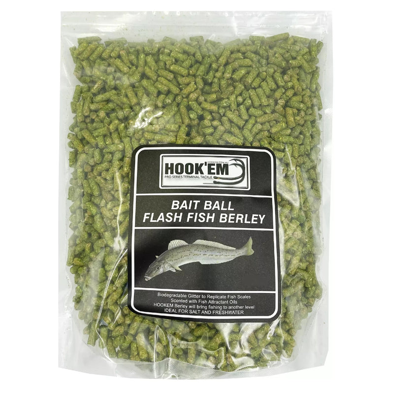 HOOKEM FLASH BURLEY 1KG SMALL GREEN