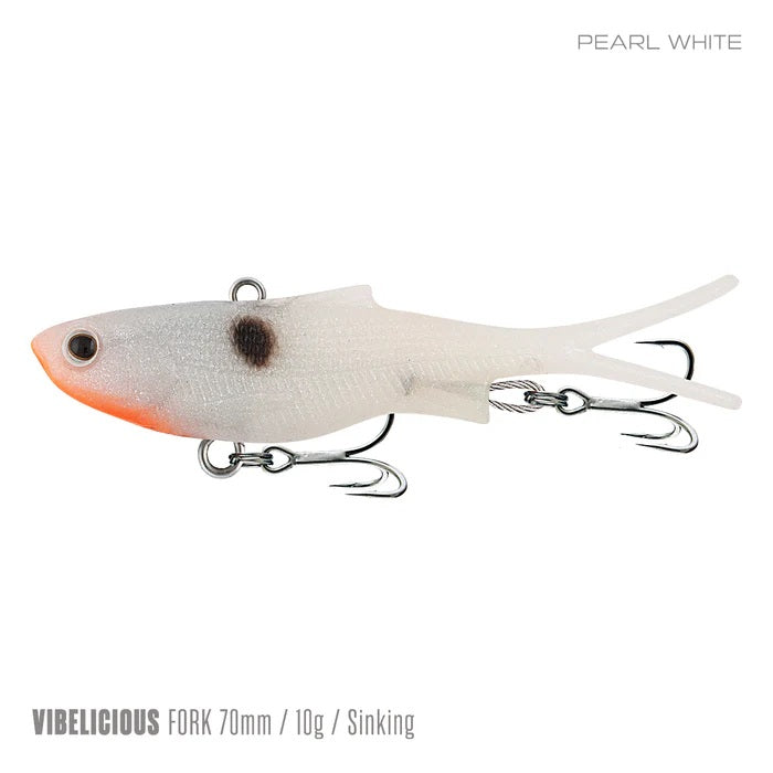 SAMAKI VIBELICIOUS FORK 70MM 10G [Co:PEARL WHITE]