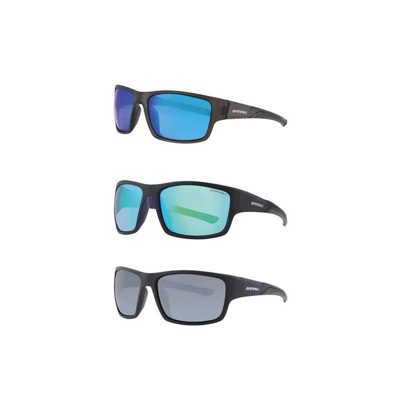 SAMAKI DICE POLARISED SUNGLASSES [T:BLUE MIRROR]