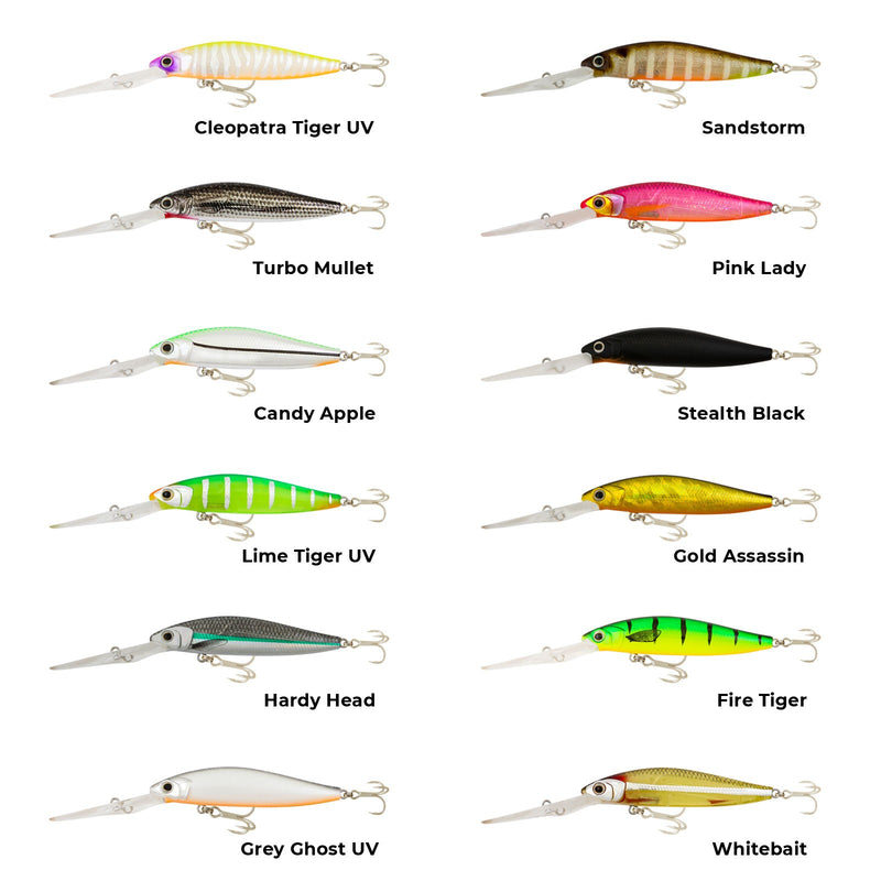 SAMAKI REDIC JERKBAIT DS80 [Co:LIME TIGER (UV)]