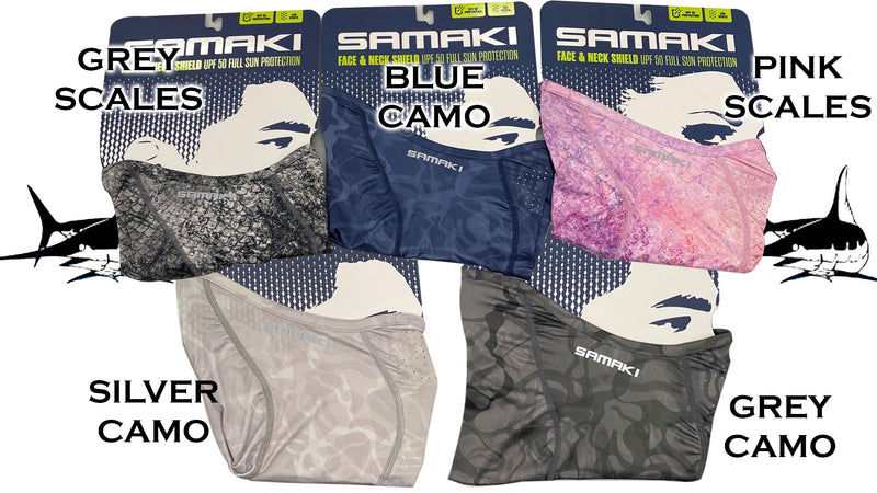 SAMAKI FACE & NECK SHIELD [Co:GREY CAMO]