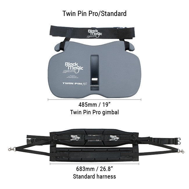 BLACK MAGIC EQUALIZER TWIN PIN PRO SET - STD HARNESS & BAG