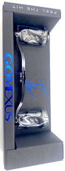 GOMEXUS FULL BLACK 100MM HANDLE 22MM TITANIUM KNOB 7X4MM