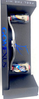 GOMEXUS FLAME RED 100MM HANDLE 22MM TITANIUM KMOB 7X4MM