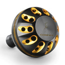 GOMEXUS POWER KNOB 35MM [Co:BLACK & GOLD]