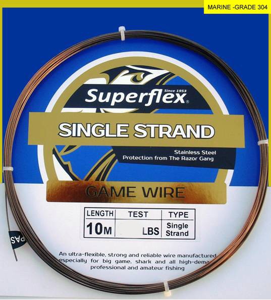 SUPERFLEX SINGLE STRAND WIRE 10M